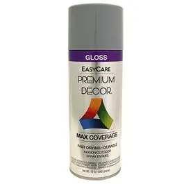 Premium Decor Spray Paint, Pewter Gray Gloss, 12-Oz. 1