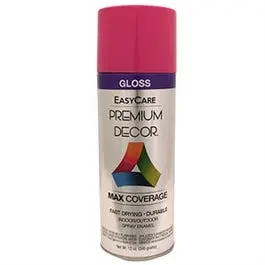 Premium Decor Spray Paint, Pink Punch Gloss, 12-Oz. 1