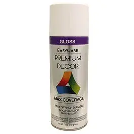 Premium Decor Spray Paint, White Gloss, 12-Oz. 1