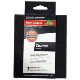 Premium Sanding Pad, 60-Grit, 4.5 X 5.5-In., 3-Pk. 1
