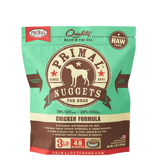 Primal Pet Foods Canine Raw Frozen Nuggets 3