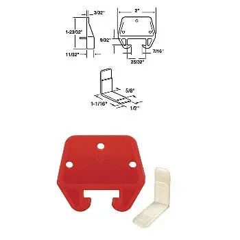 Primeline/Slideco R7082 Drawer Track Guide Kit, 25/32 1