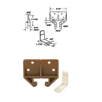 Primeline/Slideco R7084 Drawer Track Guide Kit, 29/32 1