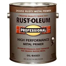Professional Flat Metal Primer, Rusty, 1-Gallon 1