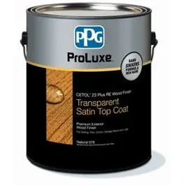 Proluxe 23 Re Top Coat , Satin Transparent, Natural Oak, 1-Gallon 1
