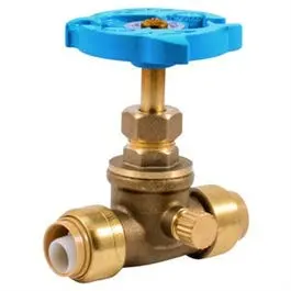 Push Fit Stop Valve With Drain, 1/2-In. 1