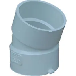 Pvc Pipe Sewer And Drain 22-1/2-Degree Elbow, 4-In. 1