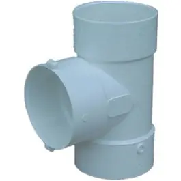 Pvc Pipe Sewer And Drain Bull Nose Tee, 4-In. 1