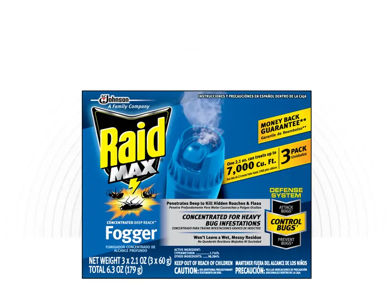 Raid Max® Concentrated Deep Reach™ Fogger 1
