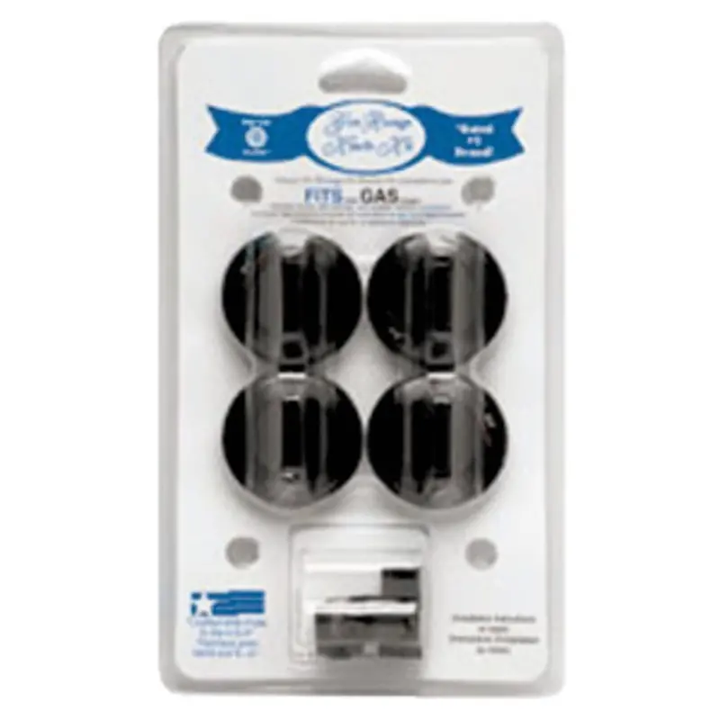 Range Kleen Black Gas Range Knob (4-Pack) 1