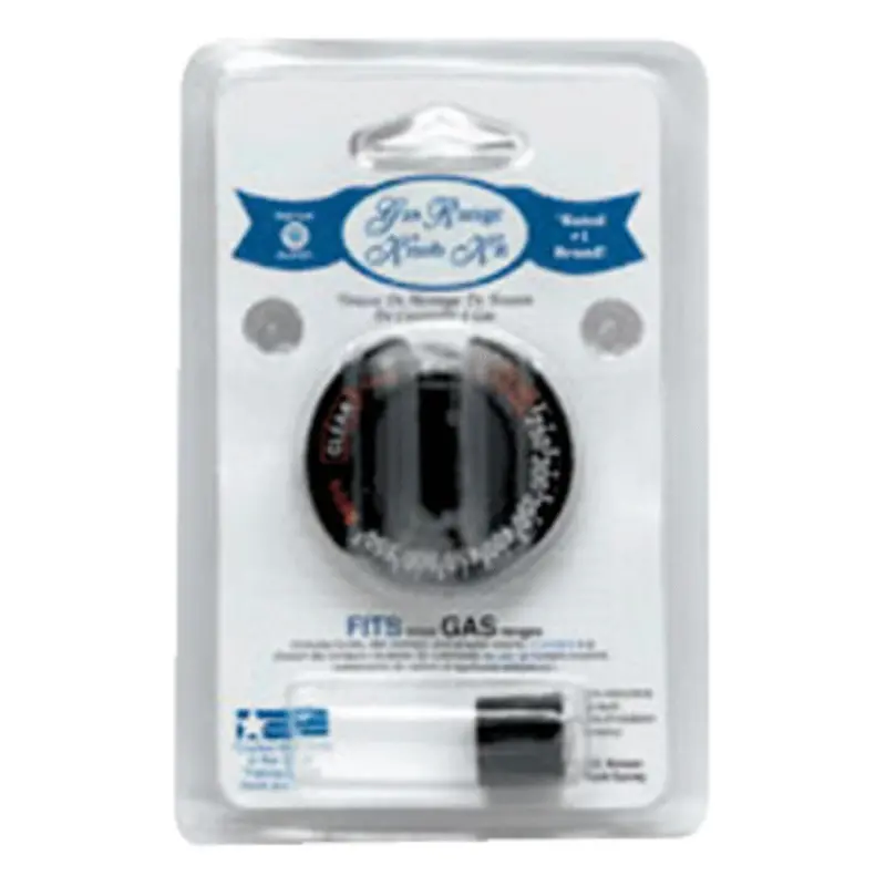 Range Kleen Black Replacement Gas Range And Oven Knob Kit 1