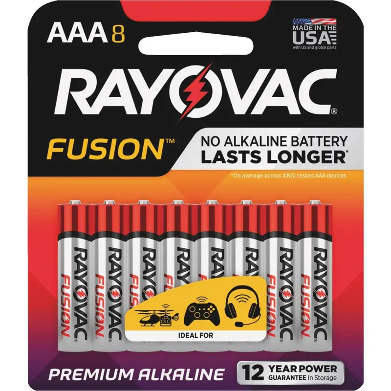 Rayovac Fusion Aaa Alkaline Battery 1