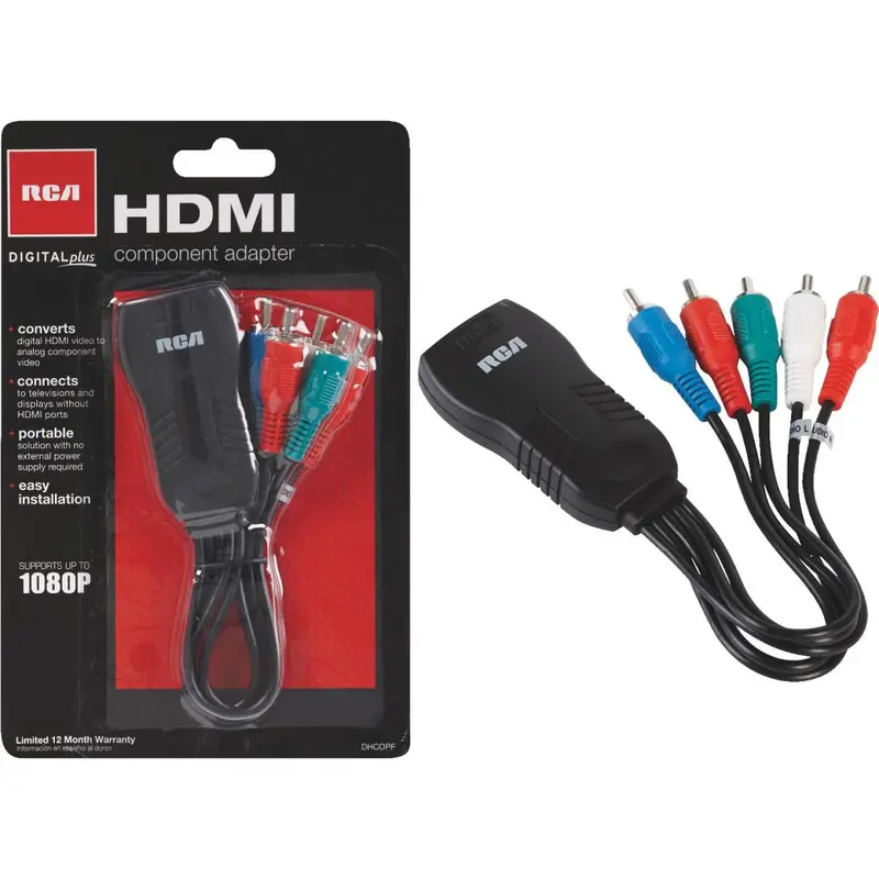 Rca Female Hdmi To Male Component Hdmi Adapter 1