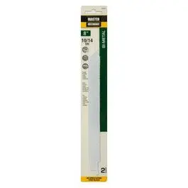 Reciprocating Saw Blades, 2-Pk, 8-Inch, 10/14-Tpi, Bi-Metal/Cobalt 1