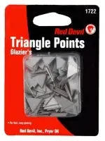 Red Devil Glazing Triangle Points 1.3 Oz 1