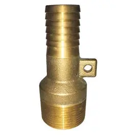 Red Male Adapter, Brass, 1-1/4-In. 1