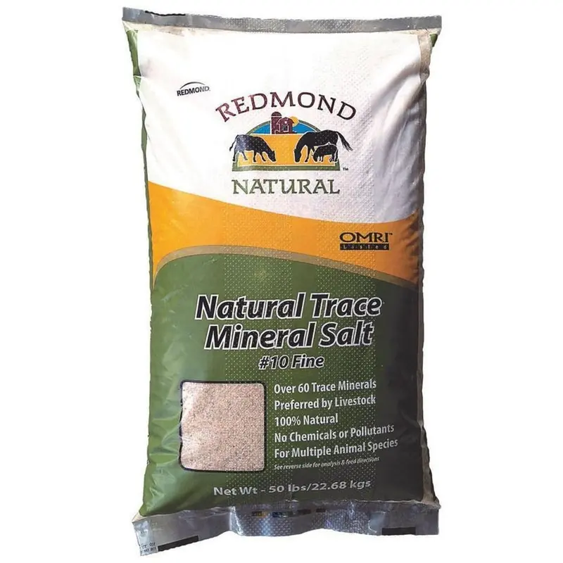 Redmond Natural Trace Mineral Salt #10 Fine For Livestock 1