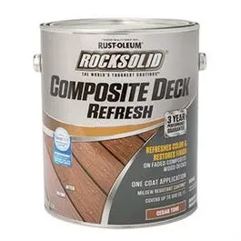 Rocksolid Composite Deck Refresh, Cedar, 1-Gallon 1