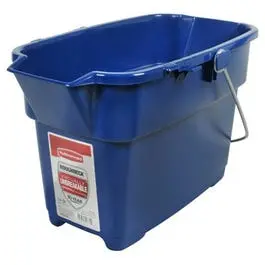 Roughneck Bucket, Royal Blue, Rectangular, 14-Qt. 1