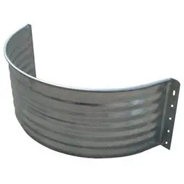 Round Window Well Area Wall, 22-Ga. Galvanized Steel, 12-In. 1