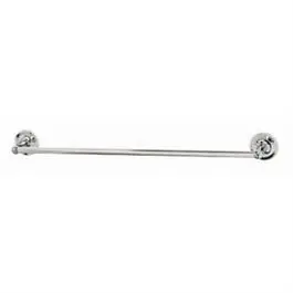 Rounded Towel Bar, Chrome, 18-In. 1