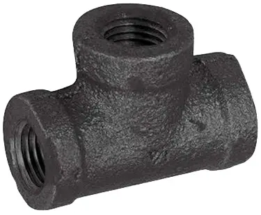 Rt-343412 Tee 3/4X3/4X1/2 Black Reduce 1