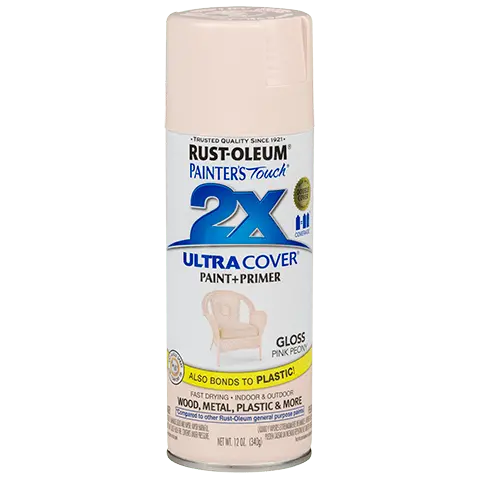 Rust-Oleum® 2X Ultra Cover Gloss Spray Gloss Pink Peony 1