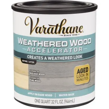 Rust-Oleum 313835 Varathane Weathered Wood Accelerator ~ Quart 1