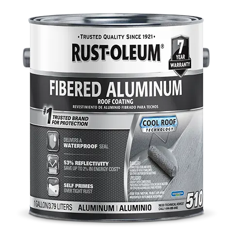 Rust-Oleum 510 Fibered Aluminum Roof Coating 1