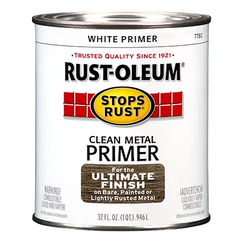 Rust-Oleum® Clean Metal Primer Flat White 1
