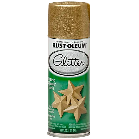 Rust-Oleum® Glitter Spray Paint Gold 1