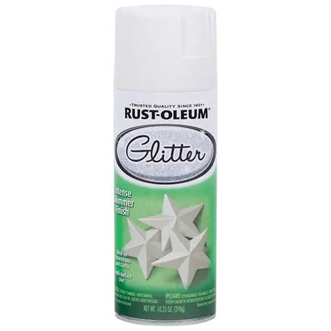 Rust-Oleum Glitter Spray Paint Pearl White 1
