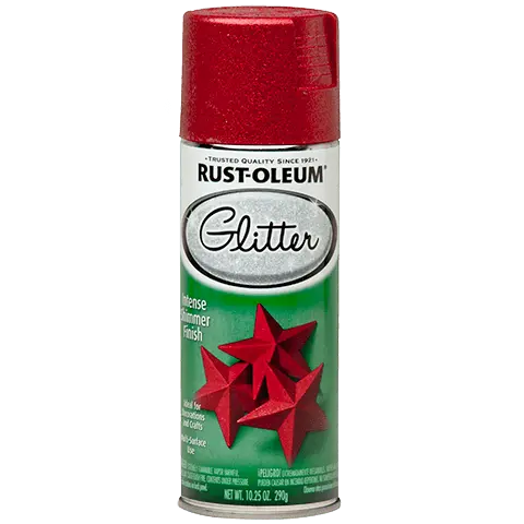 Rust-Oleum® Glitter Spray Paint Red 1