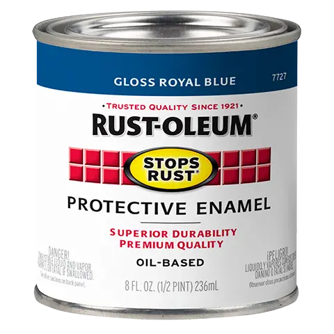 Rust-Oleum® Protective Enamel Brush-On Paint Gloss Royal Blue 1