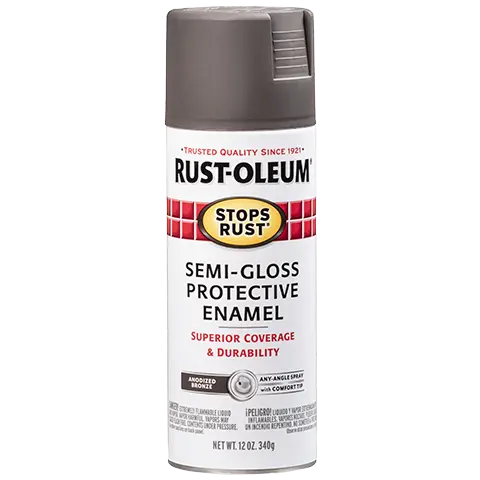 Rust-Oleum® Protective Enamel Spray Paint Semi-Gloss Anodized Bronze 1