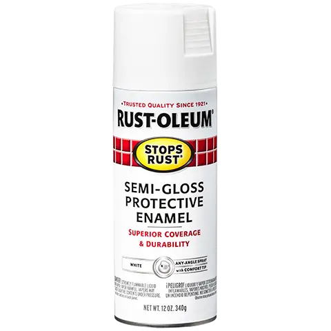 Rust-Oleum® Protective Enamel Spray Paint Semi-Gloss White 1