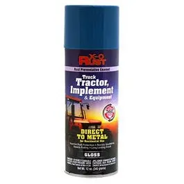 Rust-Preventative Enamel, Paint & Primer For Metal, Truck, Tractor, Implement & Equipment, Ford Blue, 12 Oz. Spray 1