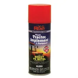 Rust-Preventative Enamel, Paint & Primer For Metal, Truck, Tractor, Implement & Equipment, Kubota Orange, 12 Oz. Spray 1