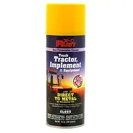 Rust-Preventative Enamel Spray Paint & Primer For Metal, Truck, Tractor, Implement & Equipment, John Deere Yellow, 12 Oz. 1