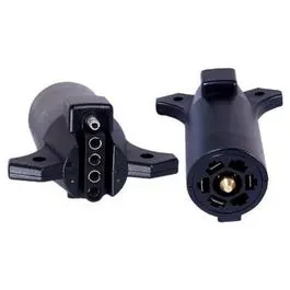 Rv Trailer Connector Adapter, 7-Way To 5-Flat 1