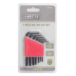 Sae Hex-L Key Set, Short Arm, 7-Pc. 1