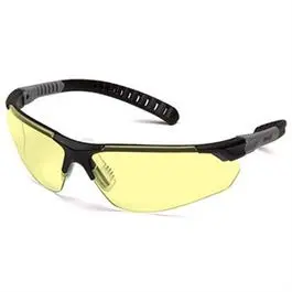 Safety Glasses, Amber Anti-Fog Lenses 1