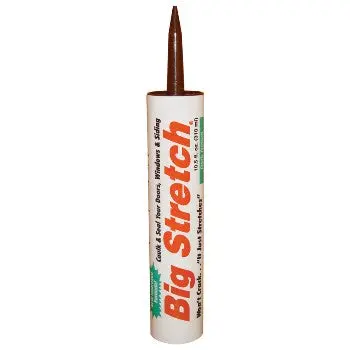 Sashco 10008 Big Stretch Acrylic Sealant, Dark Brown ~ 10.5 Oz. 1