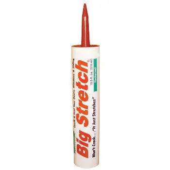 Sashco 10012 Big Stretch Acrylic Rubber Sealant, Redwood ~ 10.5 Oz 1