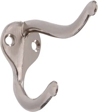Satin Nickel Coat/Hat Hook 1