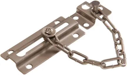 Satin Nickel Door Chain 1