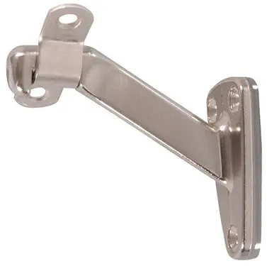 Satin Nickel Handrail Brckt 1