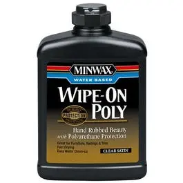 Satin Water-Based Wipe-On Poly Wood Stain, Pt. 1