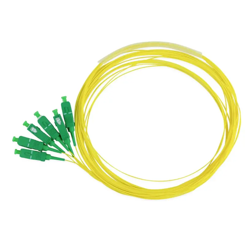 Sc Apc Simplex Fiber Pigtail Os2 | Sm Lszh - 6 Pack 1