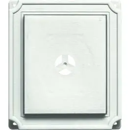 Scalloped Mounting Block, White 1